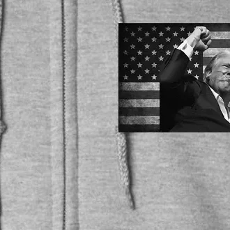 Donald Trump Fight For Freedom Full Zip Hoodie