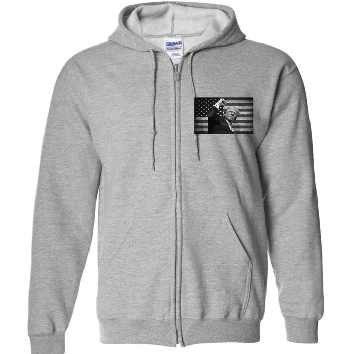 Donald Trump Fight For Freedom Full Zip Hoodie