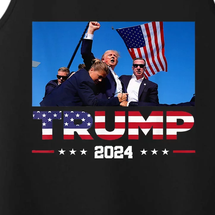 Donald Trump Fist Pump Performance Tank