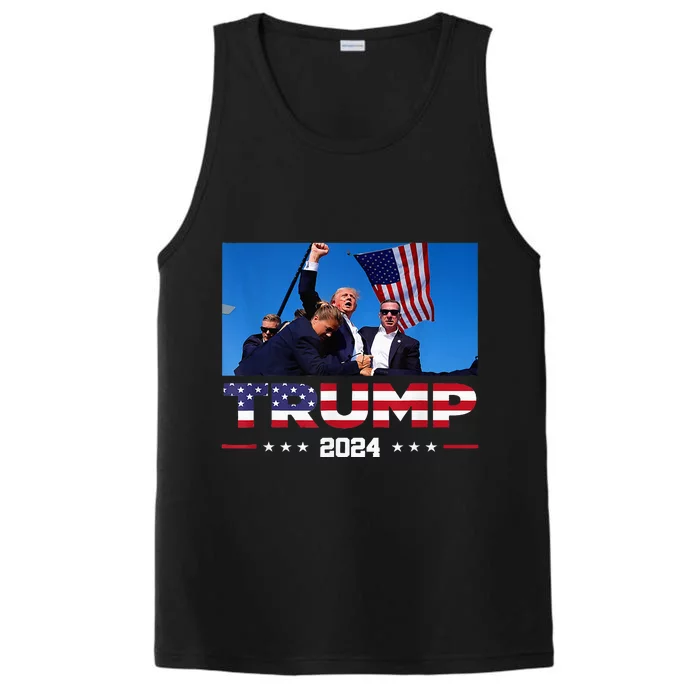 Donald Trump Fist Pump Performance Tank