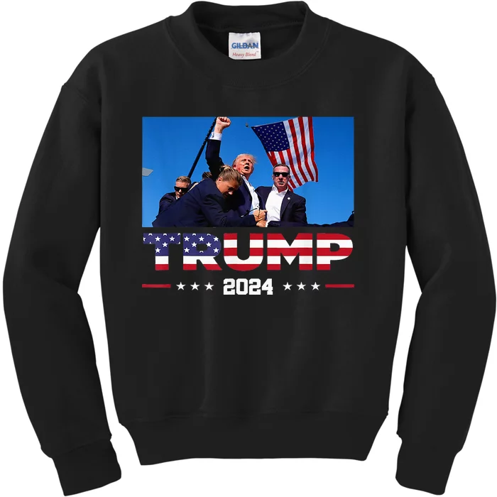 Donald Trump Fist Pump Kids Sweatshirt