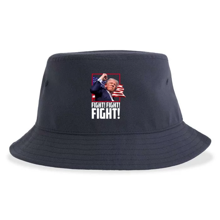 Donald Trump Fight Usa Pennsylvania Election Sustainable Bucket Hat