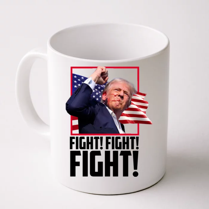 Donald Trump Fight Usa Pennsylvania Election Front & Back Coffee Mug