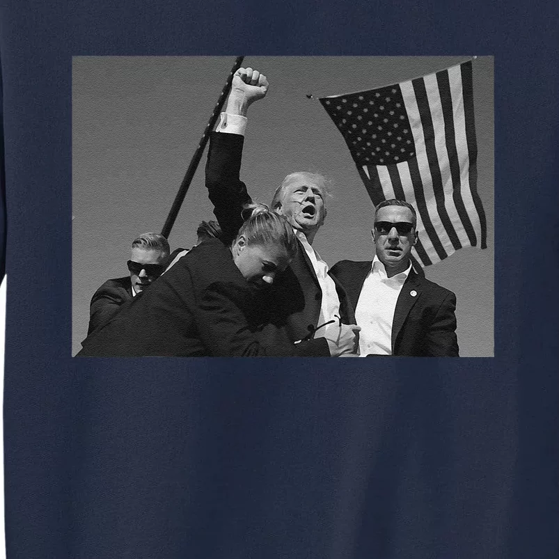 Donald Trump Fist Pump Tall Sweatshirt