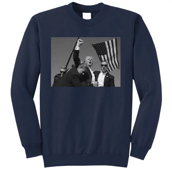 Donald Trump Fist Pump Tall Sweatshirt