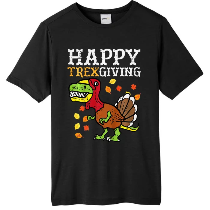 Dinosaur Thanksgiving Feast Celebration ChromaSoft Performance T-Shirt