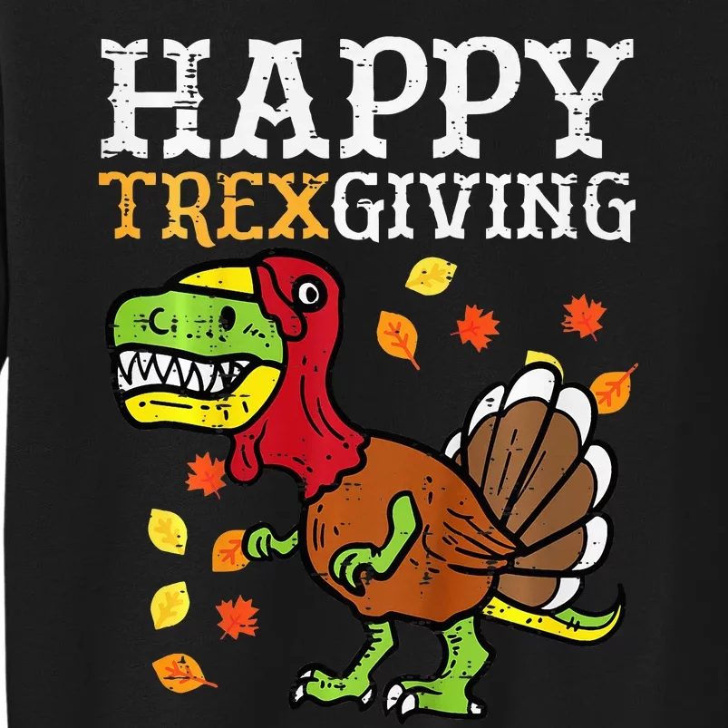 Dinosaur Thanksgiving Feast Celebration Tall Sweatshirt