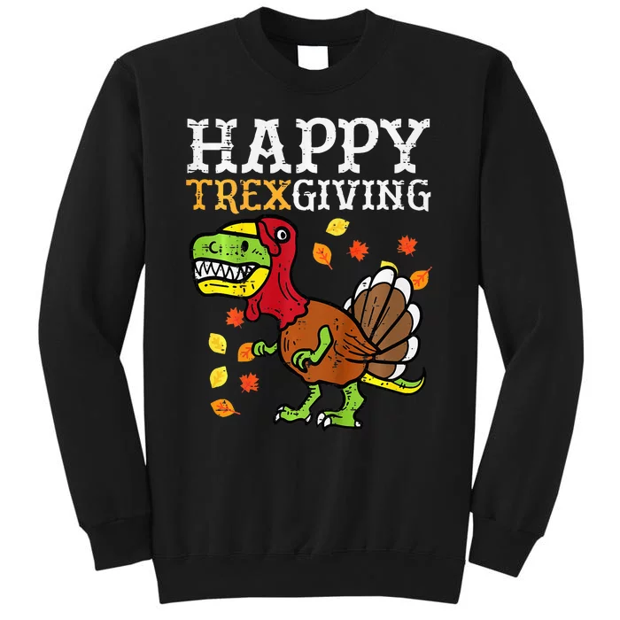 Dinosaur Thanksgiving Feast Celebration Tall Sweatshirt