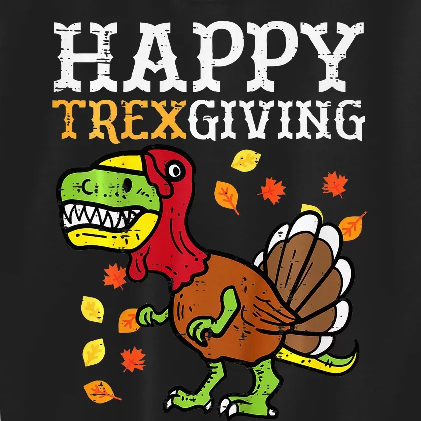 Dinosaur Thanksgiving Feast Celebration Kids Sweatshirt