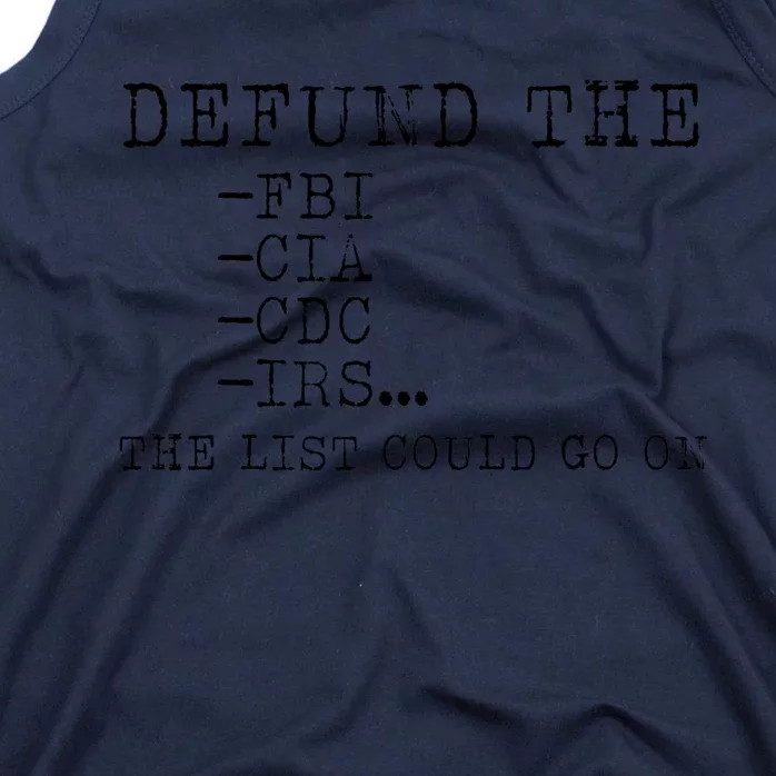 DEFUND THE FBI Tank Top