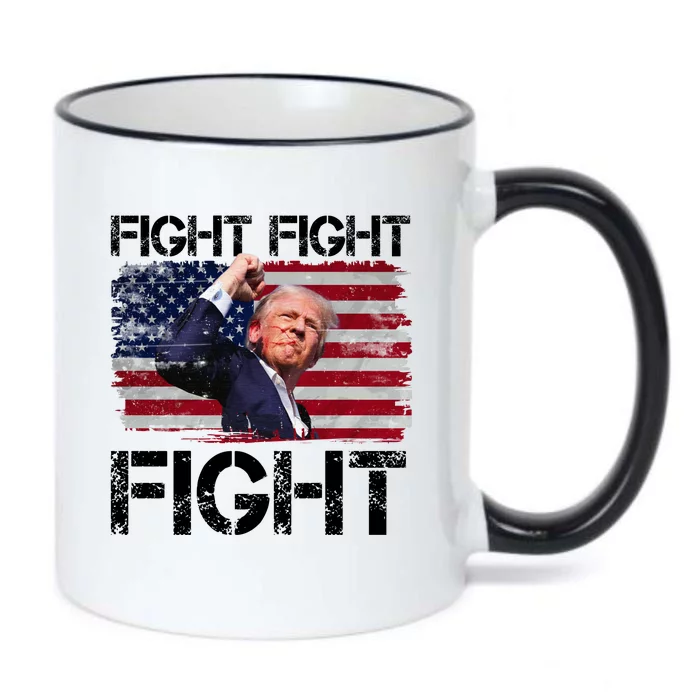 Donald Trump Fight Fight Fight Black Color Changing Mug