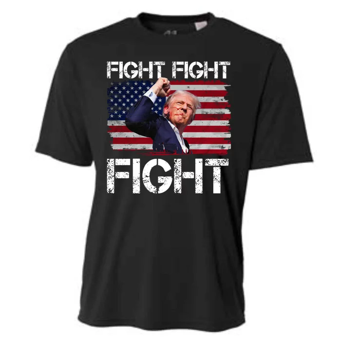 Donald Trump Fight Fight Fight Cooling Performance Crew T-Shirt