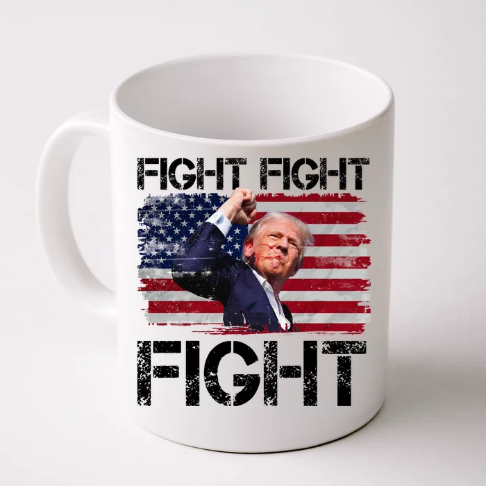 Donald Trump Fight Fight Fight Front & Back Coffee Mug