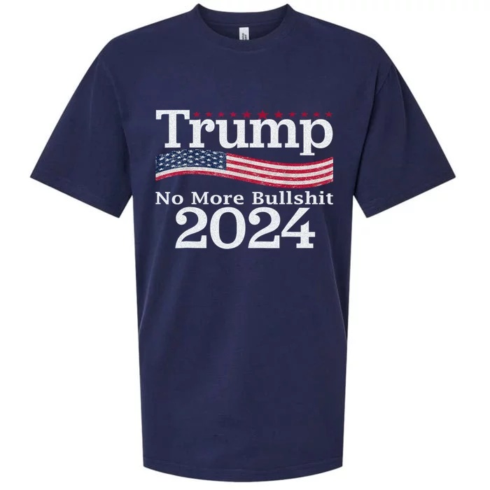 Donald Trump For President 2024 No More Bullshit Sueded Cloud Jersey T-Shirt