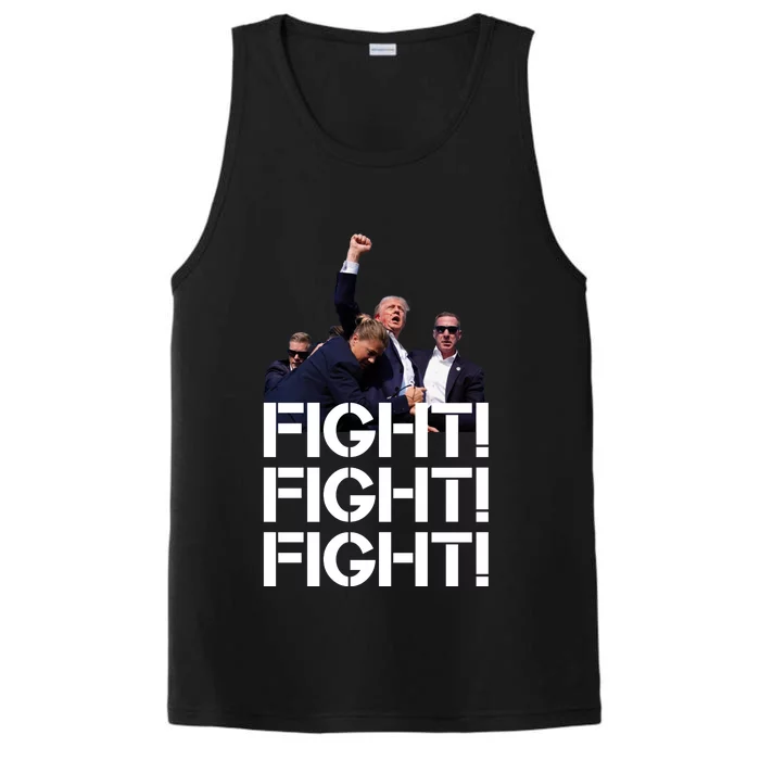 Donald Trump Fight Fight Fight Save America Performance Tank