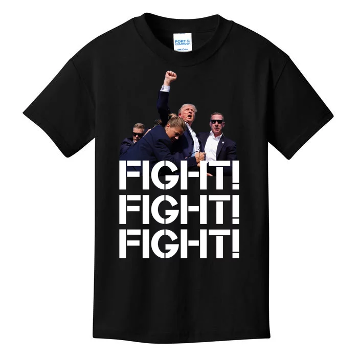 Donald Trump Fight Fight Fight Save America Kids T-Shirt