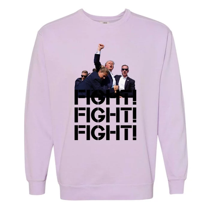 Donald Trump Fight Fight Fight Save America Garment-Dyed Sweatshirt