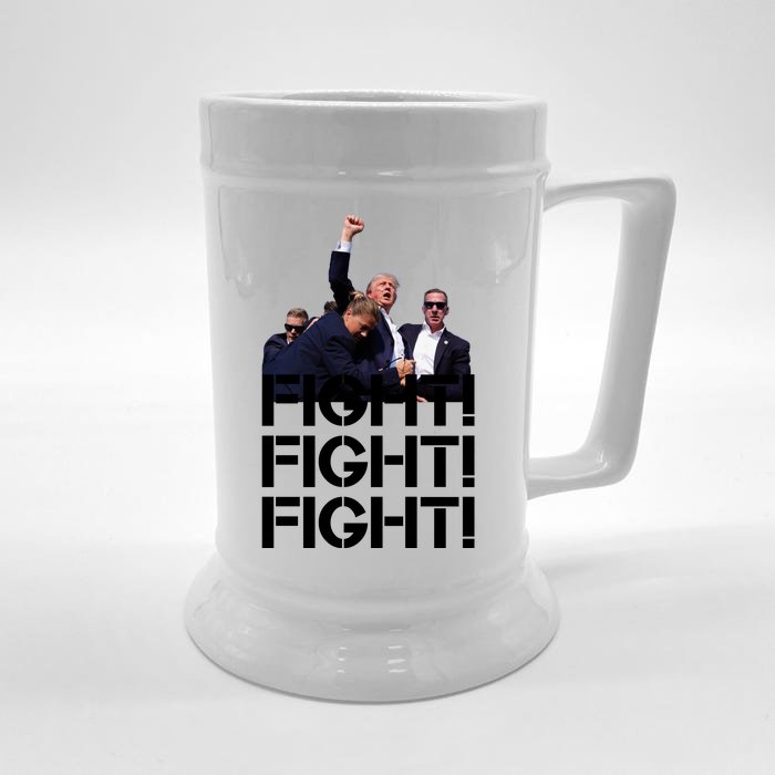 Donald Trump Fight Fight Fight Save America Front & Back Beer Stein