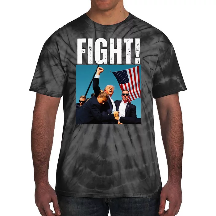 Donald Trump Fight Fist 2024 Tie-Dye T-Shirt