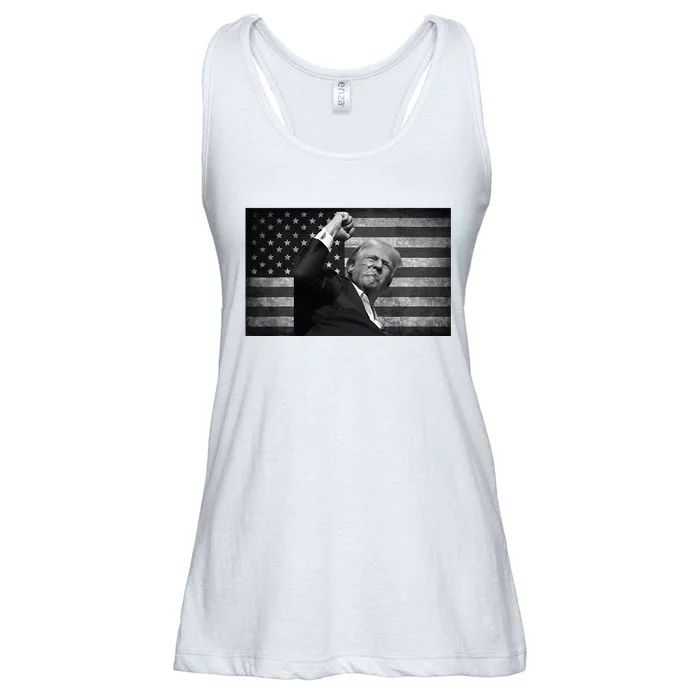 Donald Trump Fight For Freedom Ladies Essential Flowy Tank