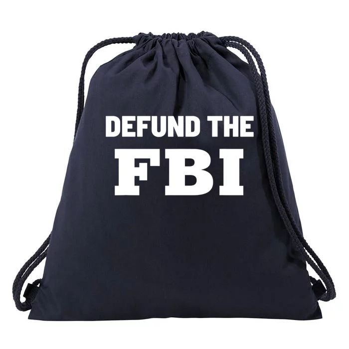 Defund The FBI Federal Bureau, Anti FBI Corruption Drawstring Bag