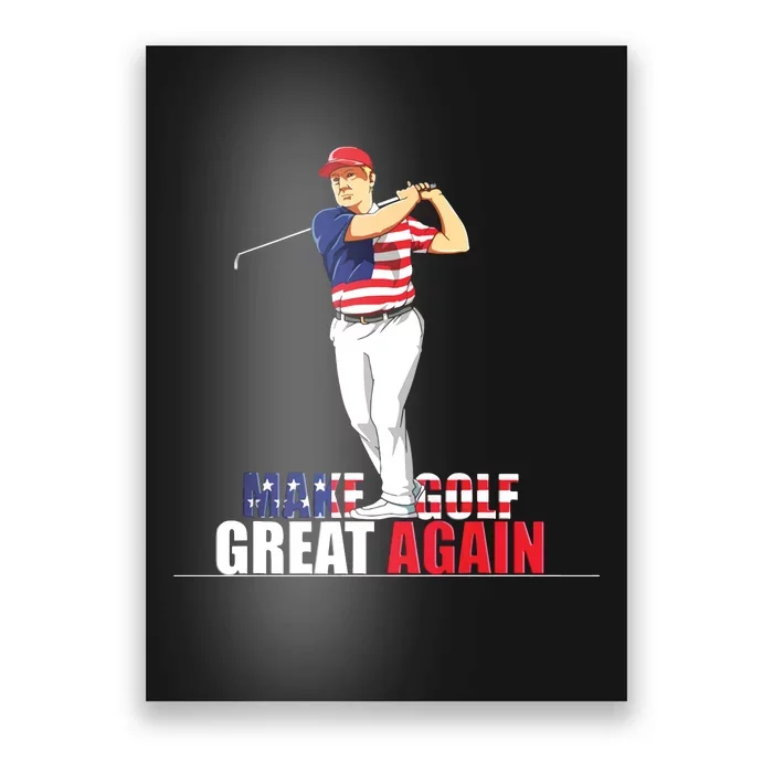 Donald Trump Golf Poster