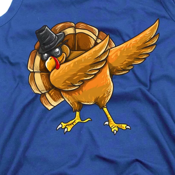 Dabbing Turkey Great Gift Thanksgiving Boys Turkey Day Gift Tank Top