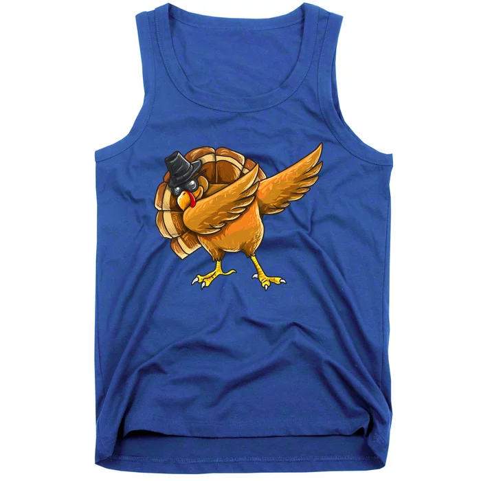 Dabbing Turkey Great Gift Thanksgiving Boys Turkey Day Gift Tank Top