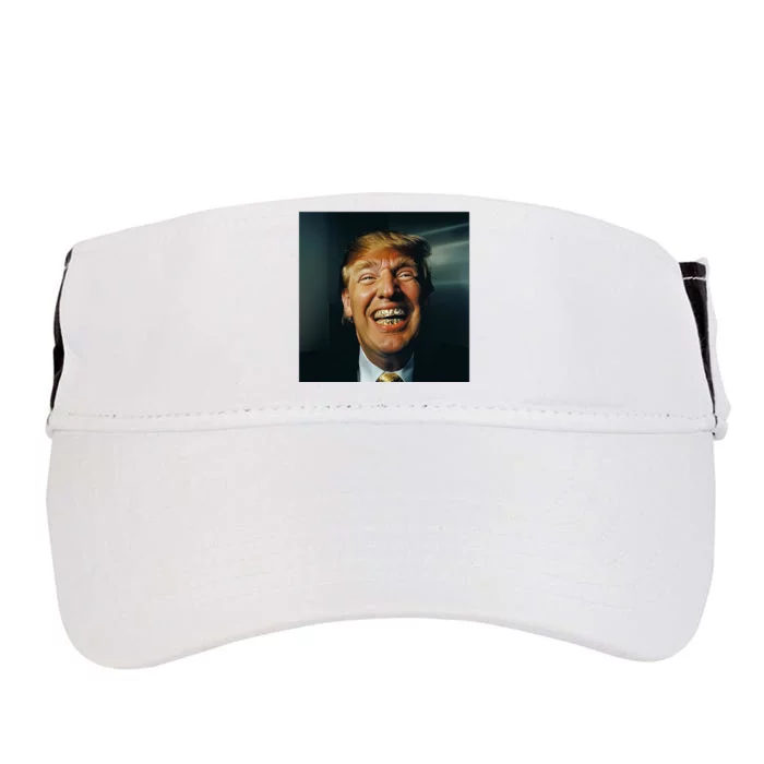 Donald Trump Grillz Teeth Adult Drive Performance Visor