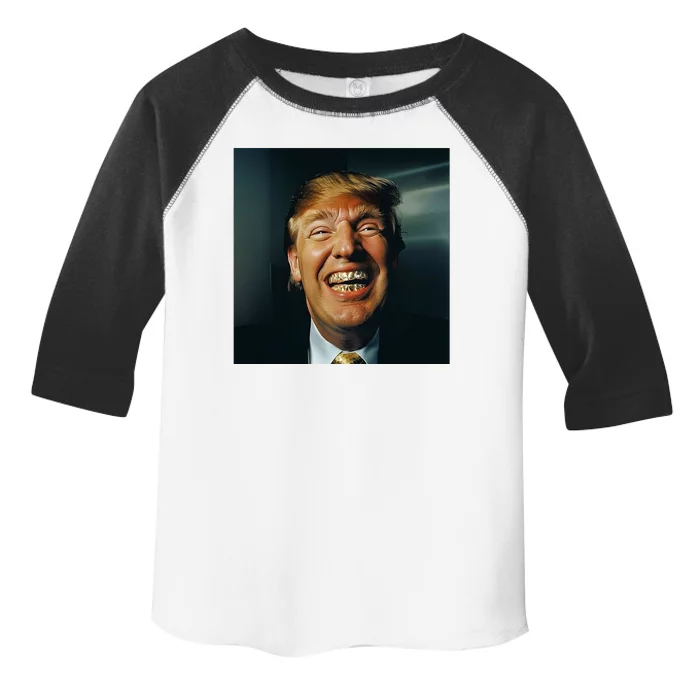 Donald Trump Grillz Teeth Toddler Fine Jersey T-Shirt