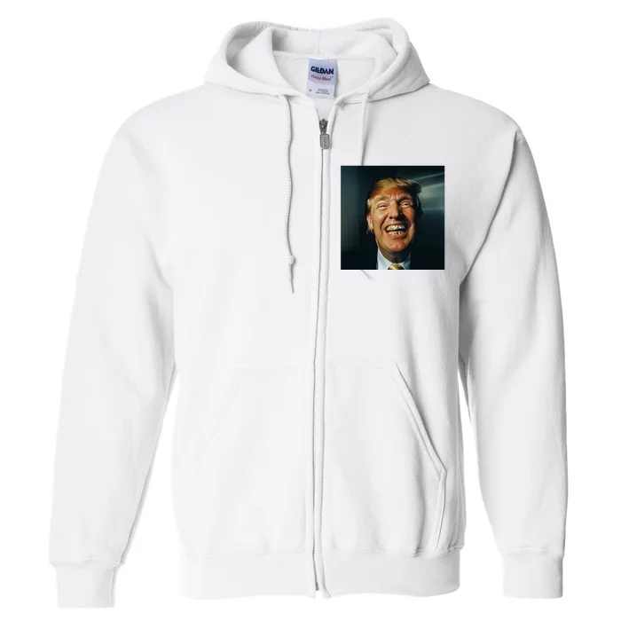 Donald Trump Grillz Teeth Full Zip Hoodie