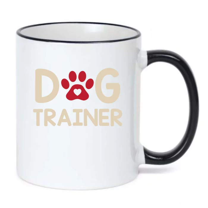 Dog Trainer Gift Black Color Changing Mug