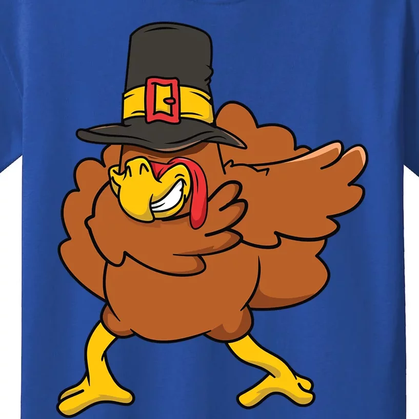 Dabbing Turkey Gift Kids T-Shirt