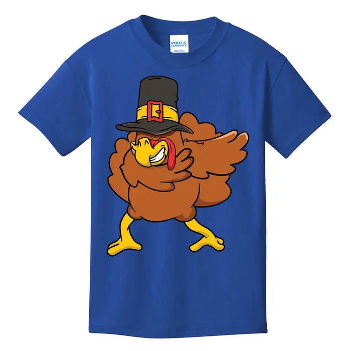 Dabbing Turkey Gift Kids T-Shirt