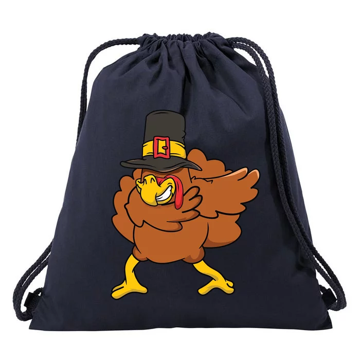 Dabbing Turkey Gift Drawstring Bag