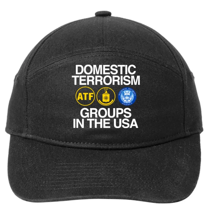 Domestic Terrorism Groups In The Usa 7-Panel Snapback Hat