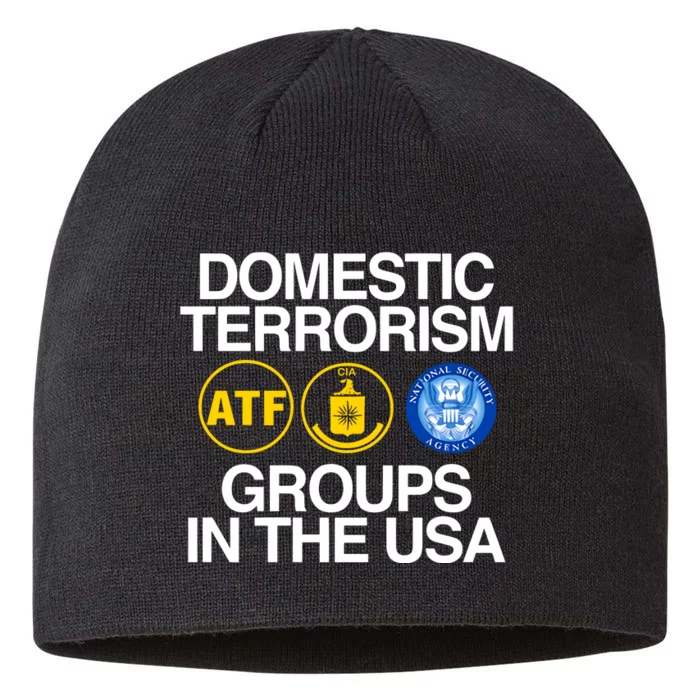 Domestic Terrorism Groups In The Usa 8 1/2in Sustainable Knit Beanie