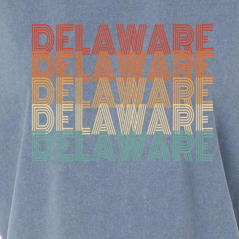 Delaware Travels Gift Garment-Dyed Women's Muscle Tee