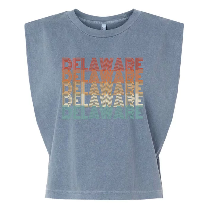 Delaware Travels Gift Garment-Dyed Women's Muscle Tee