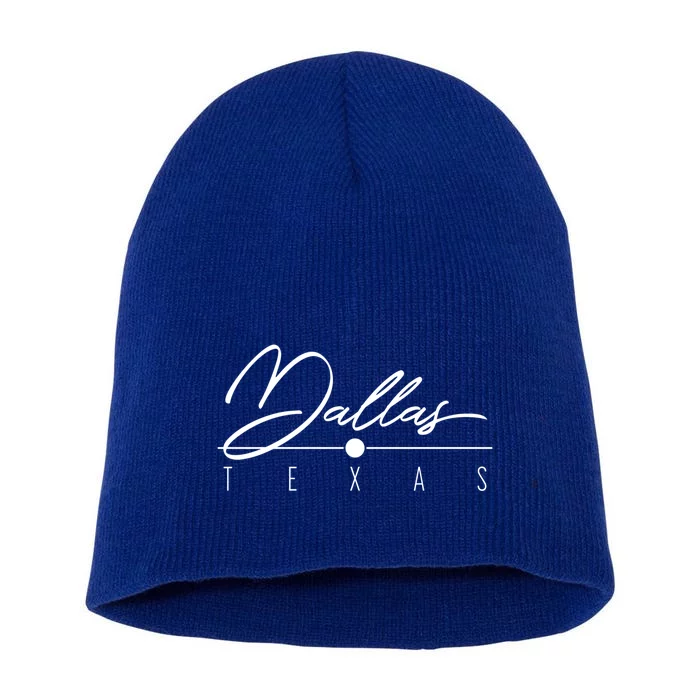 Dallas Tx Gift Short Acrylic Beanie