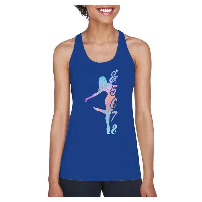 Dance Teacher Gift Dancer Lessons Dancing Instructor Gift Women's Racerback Tank