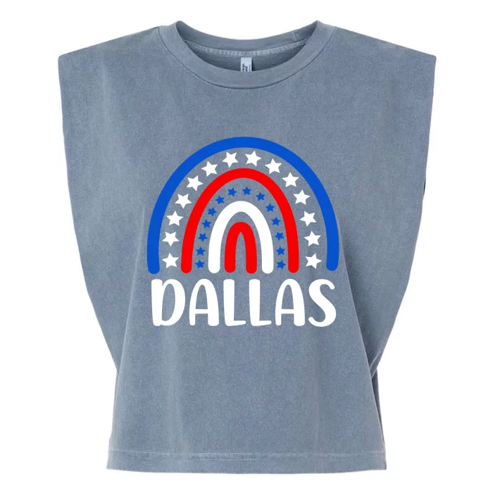 Dallas Texas Gift I Love Dallas Texas Usa Great Gift Garment-Dyed Women's Muscle Tee