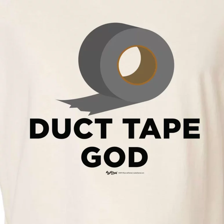 Duct Tape God Handy And Carpenter Gift Garment-Dyed Women's Muscle Tee