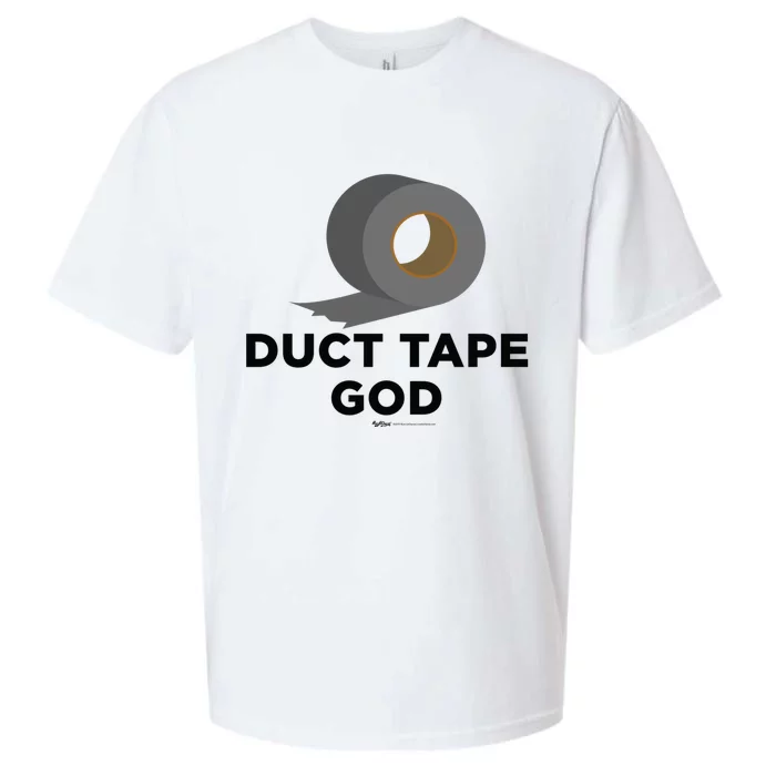 Duct Tape God Handy And Carpenter Gift Sueded Cloud Jersey T-Shirt