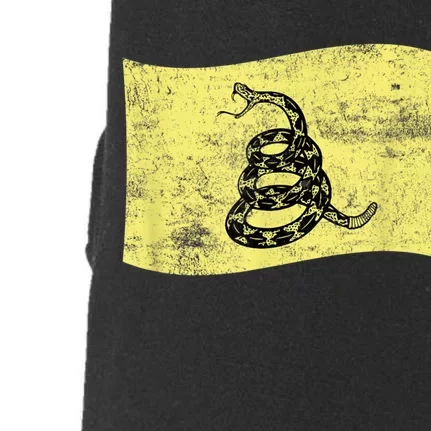 Dont Tread Gadsden Flag Snake – American Patriotic Doggie 3-End Fleece Hoodie