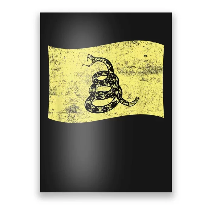 Dont Tread Gadsden Flag Snake – American Patriotic Poster