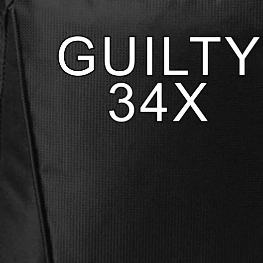 Donald Trump Guilty On 34 Counts City Backpack