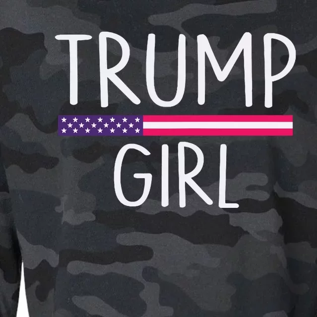 Donald Trump Girl 2020 Cropped Pullover Crew