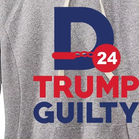 Donald Trump Guilty 24 Political Women's Fleece Hoodie