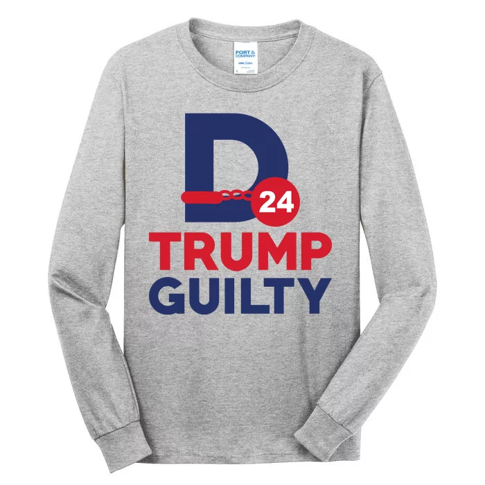 Donald Trump Guilty 24 Political Tall Long Sleeve T-Shirt